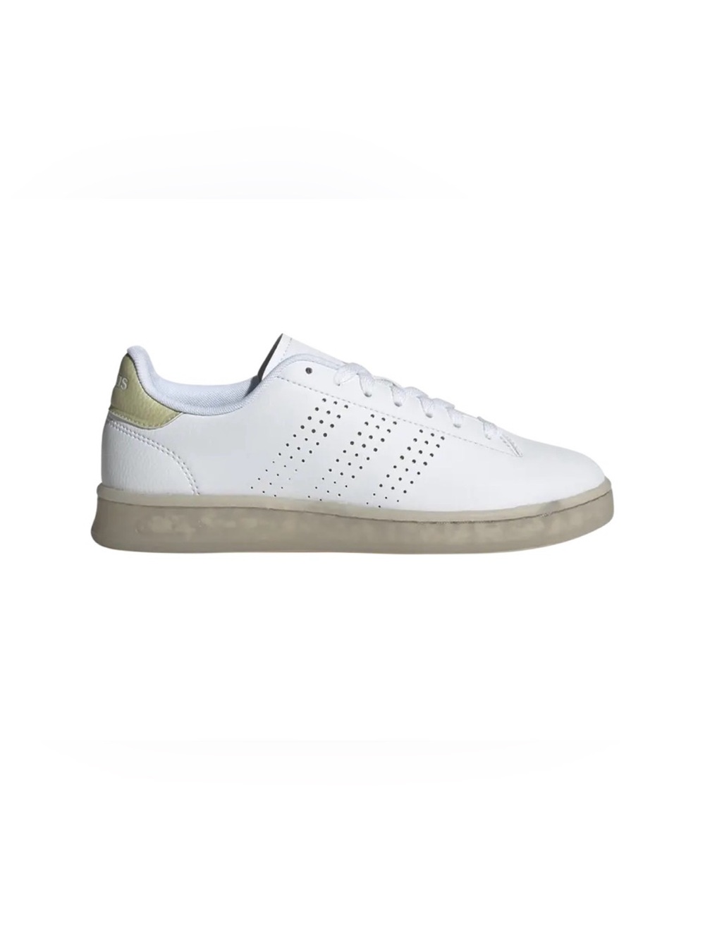 adidas Women’s Advantage 'White Sandy Beige' Leather Sneakers- Size 8- EUC!